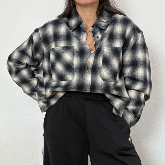 The Kooples Tops - The kooples flannel plaid shirt